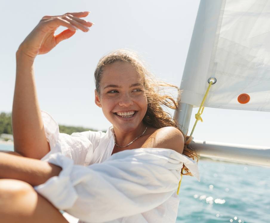 KeuzeKompas | Meisje in zeilboot meisje in zeilboot